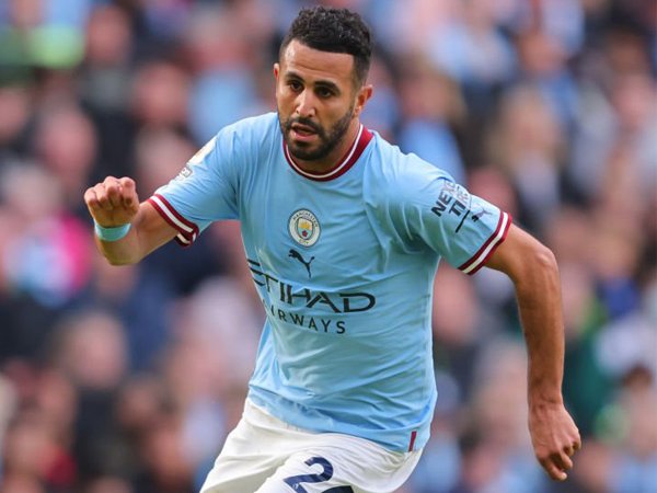 Winger Manchester City, Riyad Mahrez.