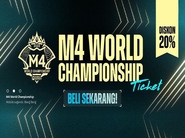 M4 World Championship Akan Digelar di Istora Senayan, Cek Info Promo Tiketnya
