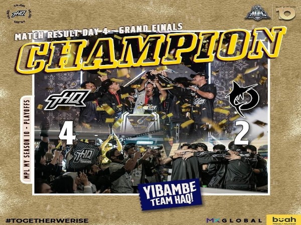 Libas Todak, Team Haq Menjadi Jawara MPL MY Season 10