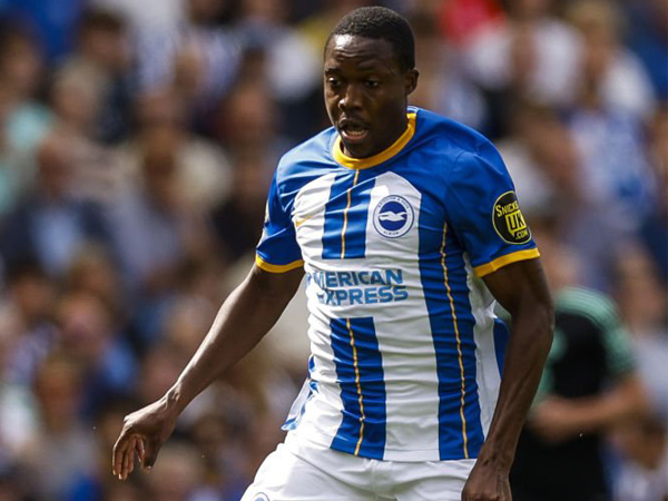 Eks gelandang Brighton & Hove Albion, Enock Mwepu.