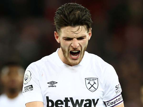 Rice 'Muak' West Ham Gagal Bawa Pulang Satu Poin dari Anfield