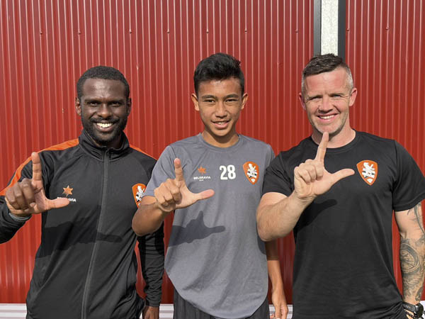 Gelandang muda Persija Jakarta, Rayhan Hannan