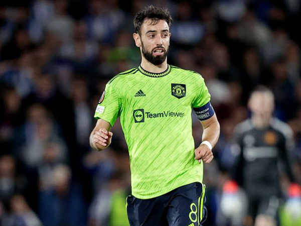 Playmaker Manchester United, Bruno Fernandes.