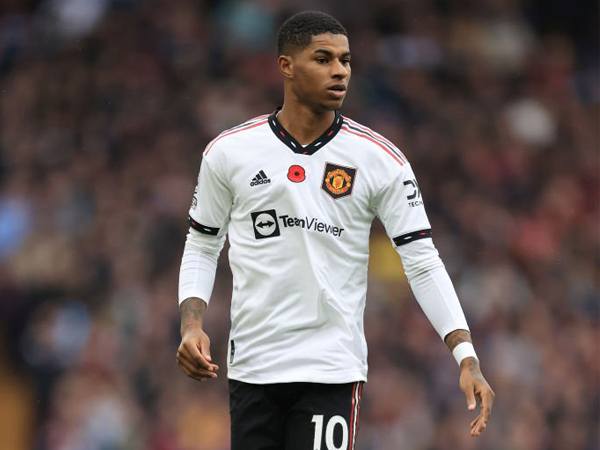Penyerang Manchester United, Marcus Rashford.