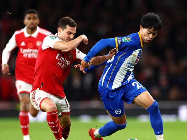Brighton mengalahkan Arsenal 1-3 di Emirates Stadium