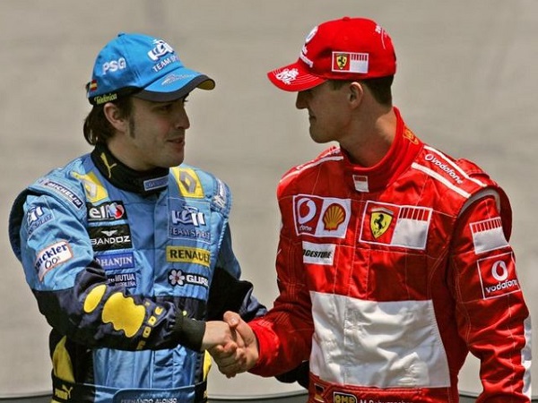 Fernando Alonso, Michael Schumacher