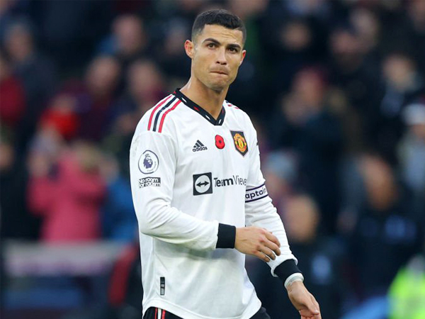 Penyerang Manchester United, Cristiano Ronaldo.