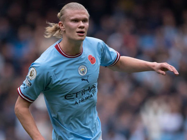 Penyerang Manchester City, Erling Haaland.