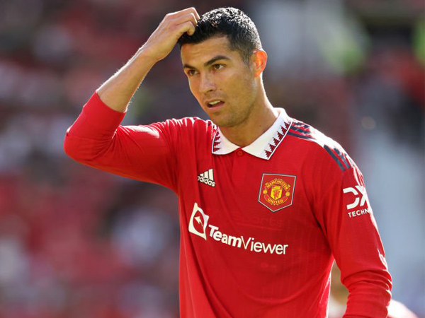 Penyerang Manchester United, Cristiano Ronaldo.