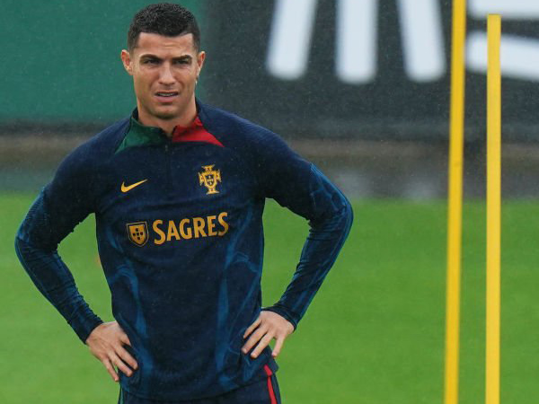 Penyerang Manchester United, Cristiano Ronaldo.