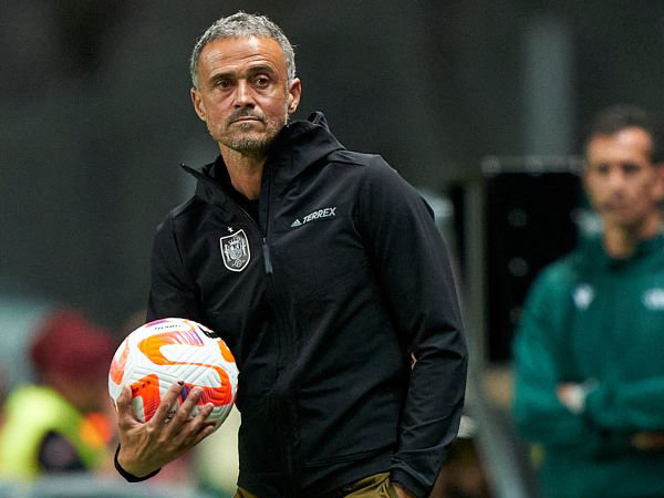 Pelatih timnas Spanyol, Luis Enrique.