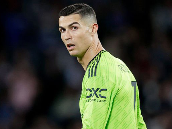 Penyerang Manchester United, Cristiano Ronaldo.