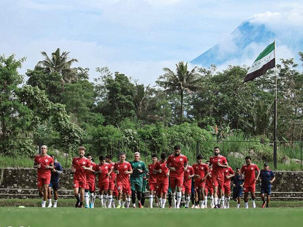 Latihan skuat PSS Sleman setelah menjalani libur selama beberapa hari