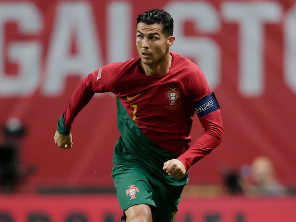 Penyerang Manchester United, Cristiano Ronaldo.