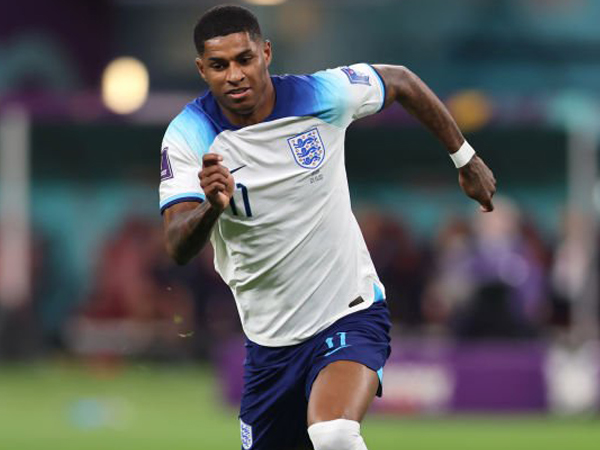 Striker timnas Inggris, Marcus Rashford.
