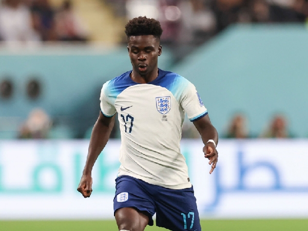 Bukayo Saka unjuk kebolehan di laga Inggris melawan Iran