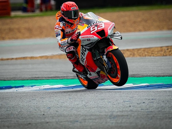 Marc Marquez akui performanya masih belum maksimal.