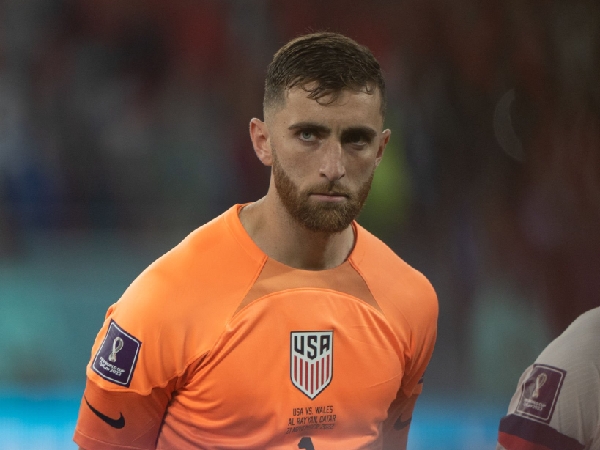 Matt Turner siap mengawal gawang Amerika Serikat melawan Inggris di Piala Dunia 2022