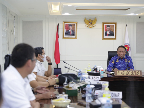 Tim pakar SEA Games 2023 Kamboja rapat dengan Menpora Zainudin Amali