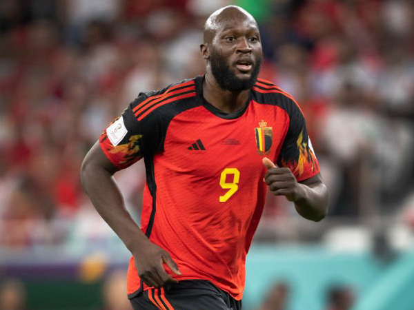 Penyerang timnas Belgia, Romelu Lukaku.