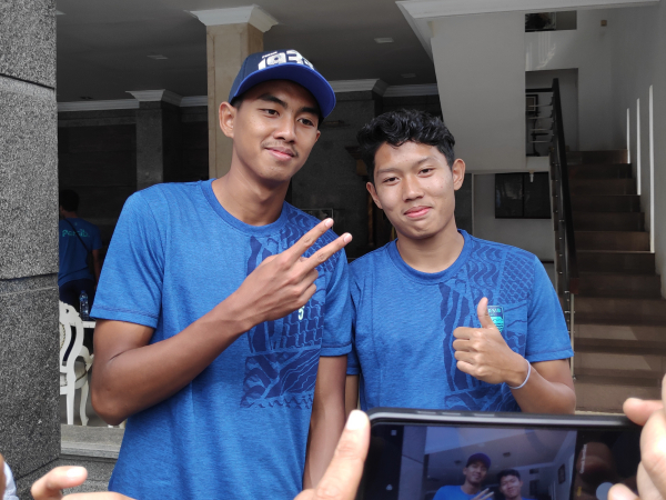 Dua pemain Persib di timnas U-20, Kakang Rudianto dan Ferdiansyah