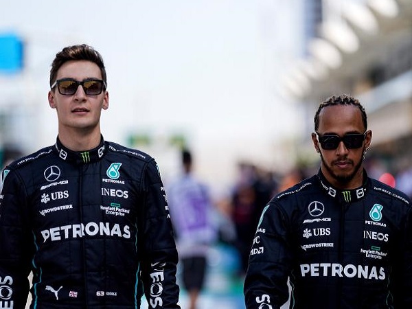 George Russell, Lewis Hamilton