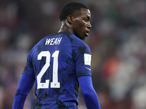 Penyerang timnas Amerika Serikat, Timothy Weah.