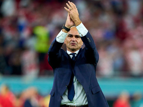 Pelatih timnas Belgia, Roberto Martinez.