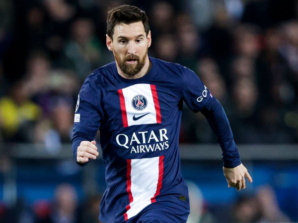 Penyerang Paris Saint-Germain, Lionel Messi.