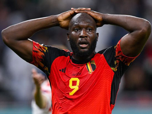 Penyerang timnas Belgia, Romelu Lukaku.