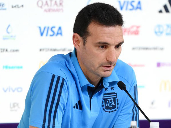 Pelatih timnas Argentina, Lionel Scaloni.