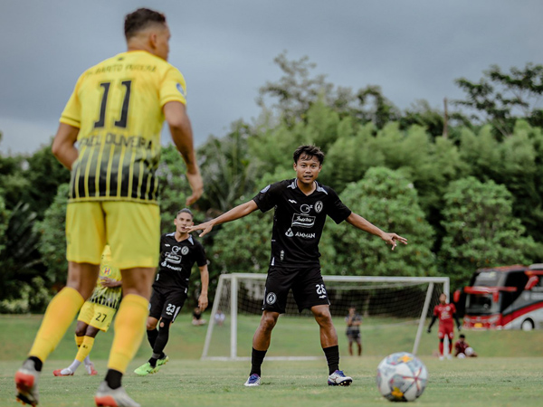 Laga uji coba PSS Sleman kontra Barito Putera