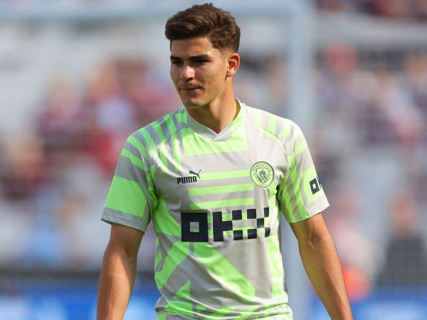 Penyerang Manchester City, Julian Alvarez.