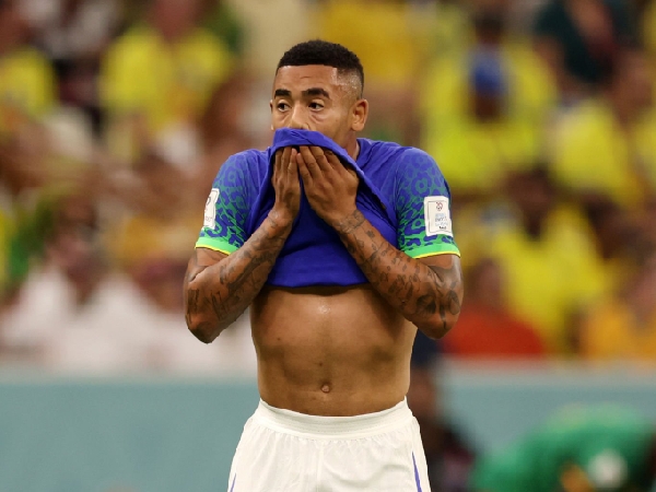 Gabriel Jesus mengalami cedera saat bertugas untuk Brasil