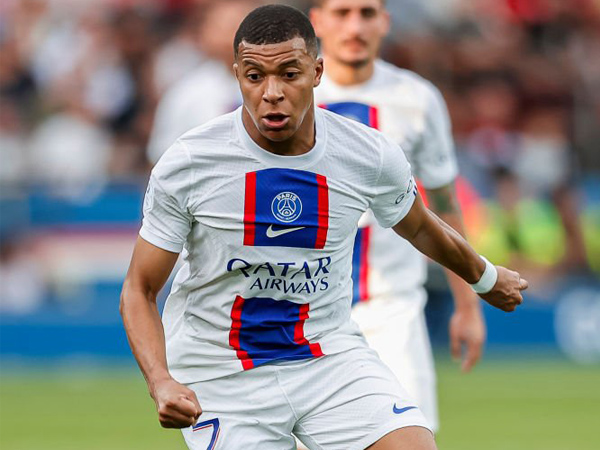 Penyerang Paris Saint-Germain, Kylian Mbappe.