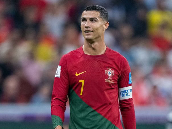 Penyerang timnas Portugal, Cristiano Ronaldo.