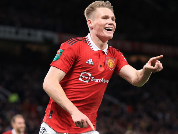 Gelandang Manchester United, Scott McTominay.