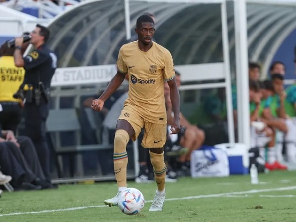 Winger Barcelona, Ousmane Dembele. (Images: Getty)
