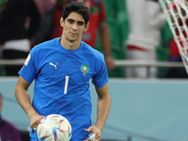 Kiper timnas Maroko, Yassine Bounou.