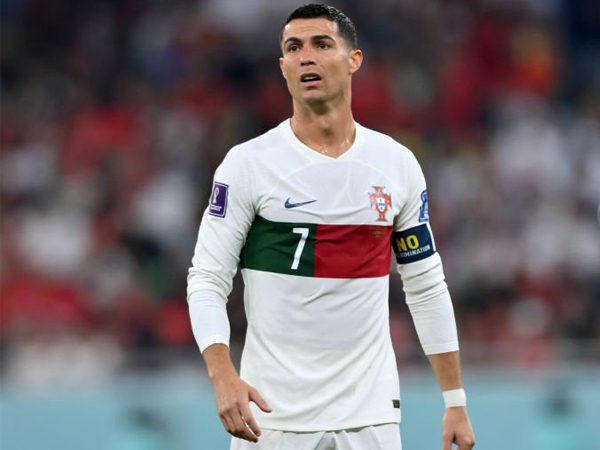 Penyerang timnas Portugal, Cristiano Ronaldo.