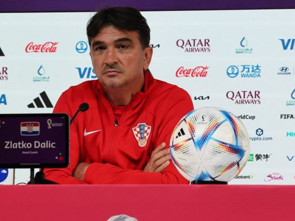 Pelatih timnas Kroasia, Zlatko Dalic.