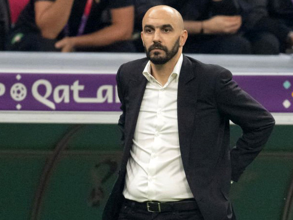 Pelatih timnas Maroko, Walid Regragui.