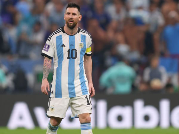 Kapten timnas Argentina, Lionel Messi.