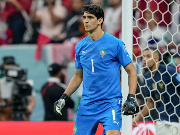 Kiper timnas Maroko, Yassine Bounou.