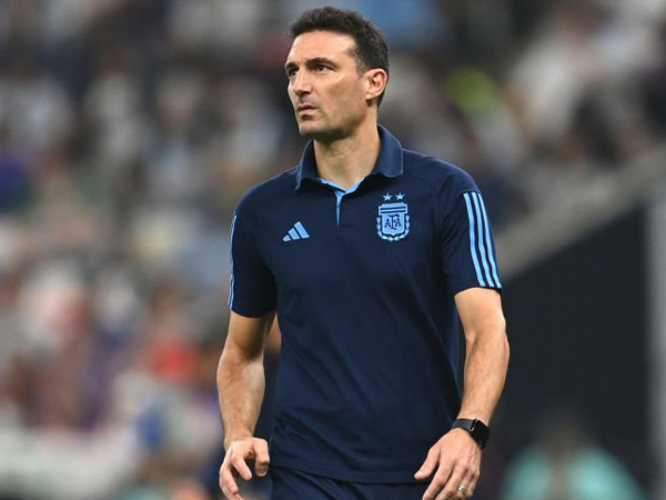 Pelatih timnas Argentina, Lionel Scaloni.