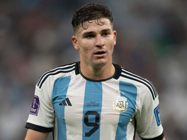 Penyerang timnas Argentina, Julian Alvarez.