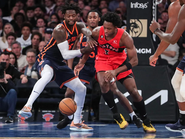 Julius Randle enggan pusingkan kekalahan Knicks saat jumpa Raptors.