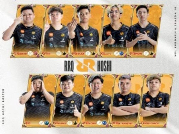 Tim Esports Terpopuler 2022: RRQ Hoshi No.2, ONIC Esports & EVOS Legends Top 10