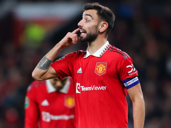 Playmaker Manchester United, Bruno Fernandes.
