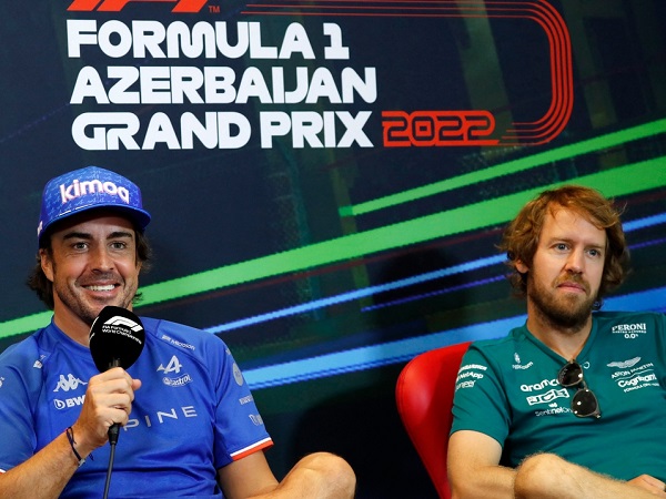 Sebastian Vettel ngaku tidak terlalu akrab dengan Fernando Alonso.